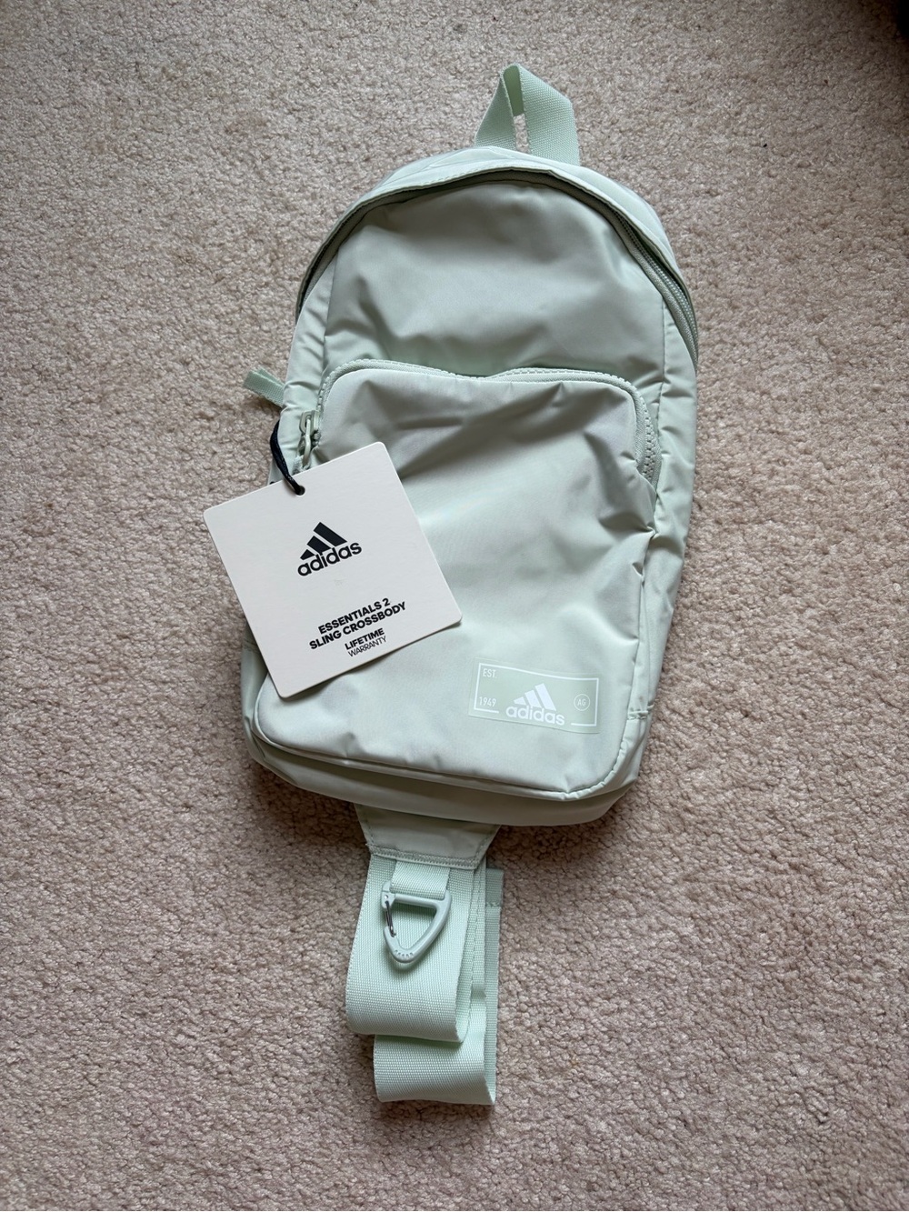 adidas Light Green Sling Crossbody Bag
